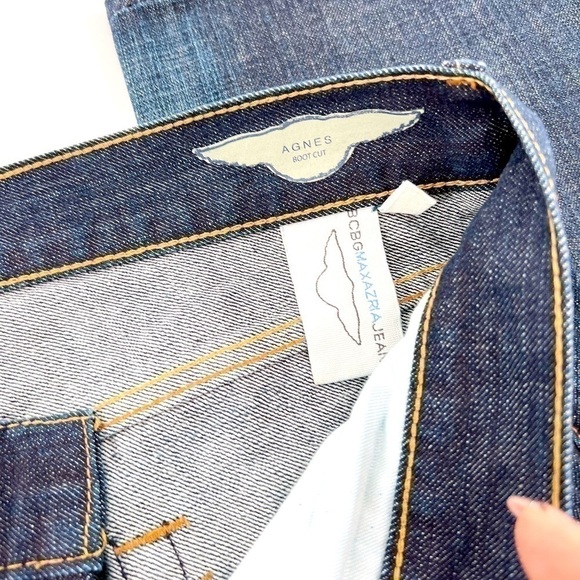 BCBG Max Azria Agnes Boot Cut 100% Cotton Size 27 - Picture 7 of 14